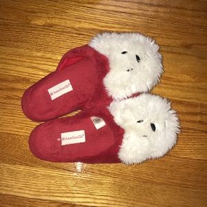 American Girl White Dog Slippers